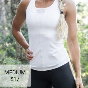 White Effortless Tank